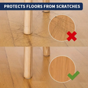 مانع انزلاق الكراسي و خدش الارضيات مصنوع من الالياف 16 قطعة