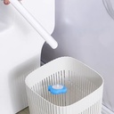 فرشة تواليت مع 8 رؤوس تنظيف قابلة للفصل للاستخدام مره واحده فقط