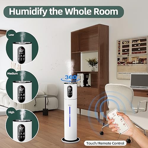 EL-943مرطب ومعقم هواء بشاشة تاتش سعة 8 لتر 28 وات مع ريموت كنترول للتحكم عن بعد