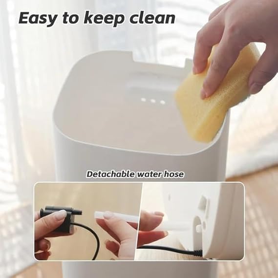 منقي هواء ومرطب بشاشة ليد سعة 8 لتر 28 _ وات مع ريموت كنترول للتحكم عن بعد