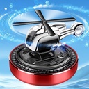 فواحة سيارة علي شكل طيارة مروحية تعمل بالطاقة الشمسية تثبت علي تابلوه السيارة