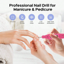 قلم العناية بالأظافر 6 في 1 للبرد والتحديد والتلميع وإزالة الجلد الميت في المنزل بسهولة