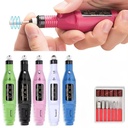 قلم العناية بالأظافر 6 في 1 للبرد والتحديد والتلميع وإزالة الجلد الميت في المنزل بسهولة