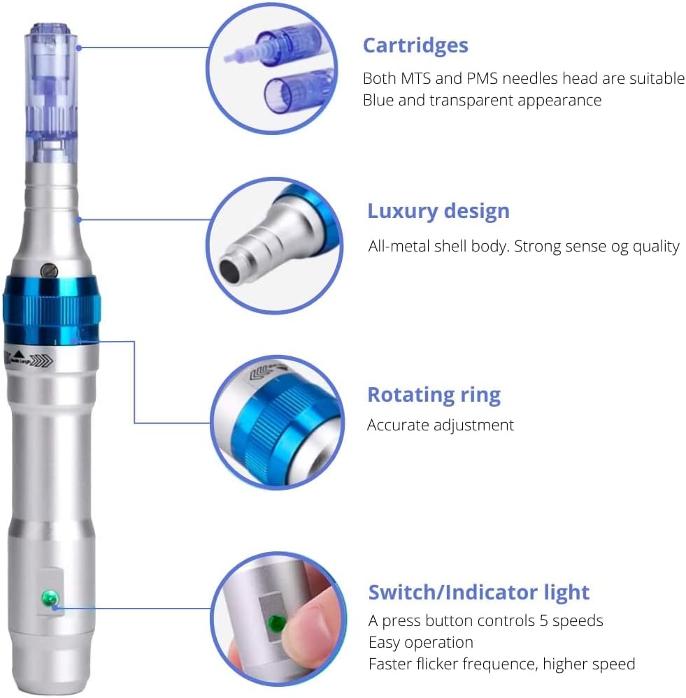 ديرمابن لاسلكي للعناية بالوجه والجسم و شد البشرة و تقليل التجاعيد وتحفيز الكولاجين