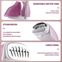 مكواة بخار محمولة بقوة 1400وات تسخين سريع و خزان مياه 220 مل برأس ستانلس ستيل