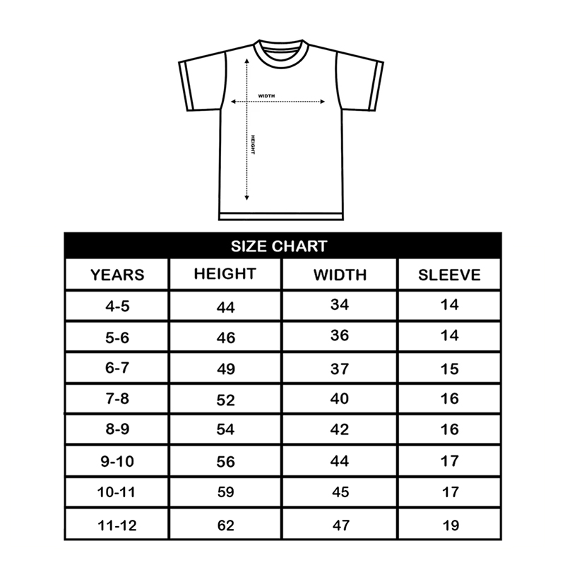 sekhmet تيشيرت اطفال قطن باللون الابيض