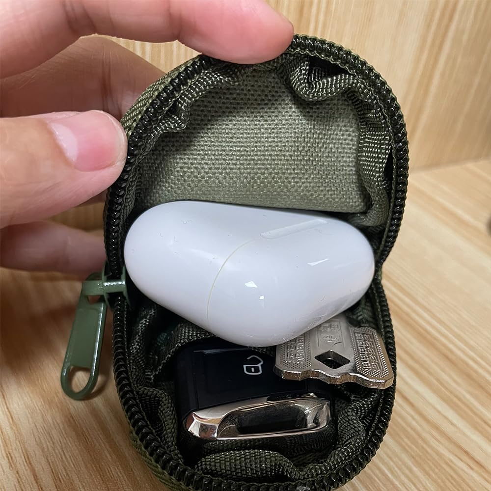 جراب قماش للسماعة بهوك معدني للتعليق