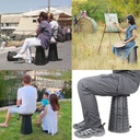 كرسي الجلوس المتنقل القابل للطي