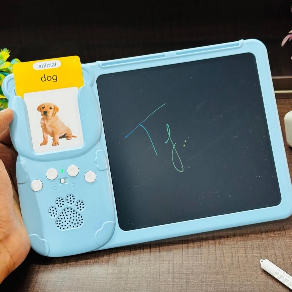 بطاقات تعليمية مع تابلت ناطق باللغة العربية للأطفال 112 بطاقة مع 224 كلمة