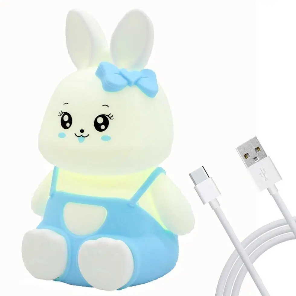 وناسة سيليكون شكل بطة ب 5 الوان اضاءة مختلفة _ بيو اس بي للشحن