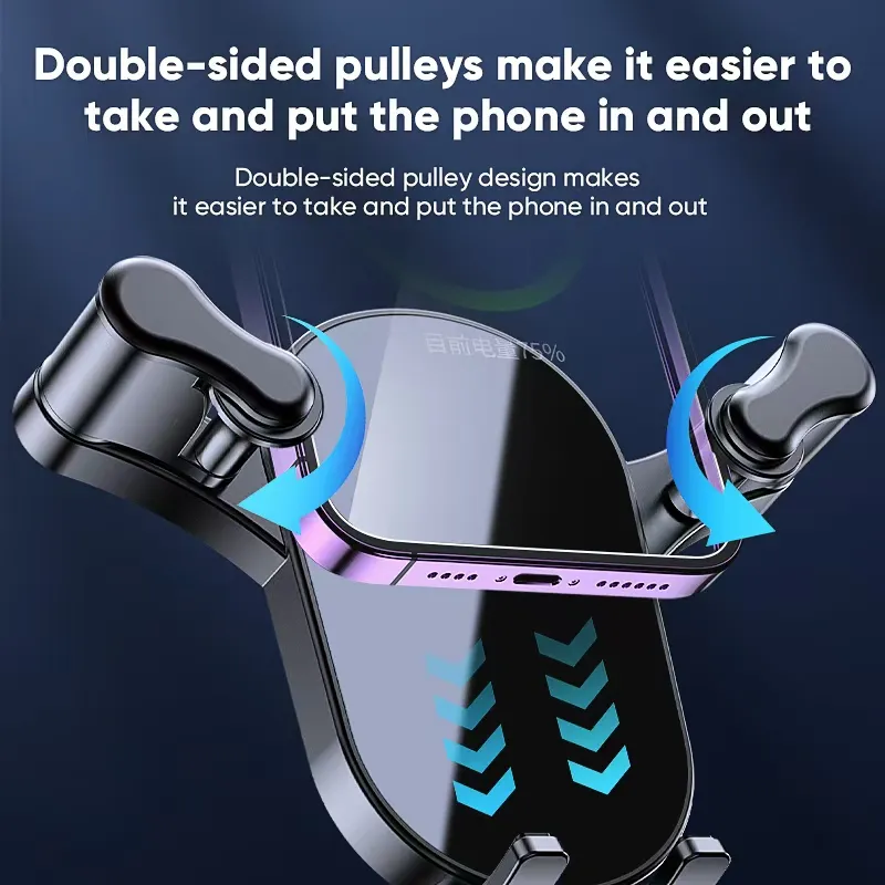 حامل موبايل يثبت علي تابلوه السيارة قابل للدوران 180 درجة