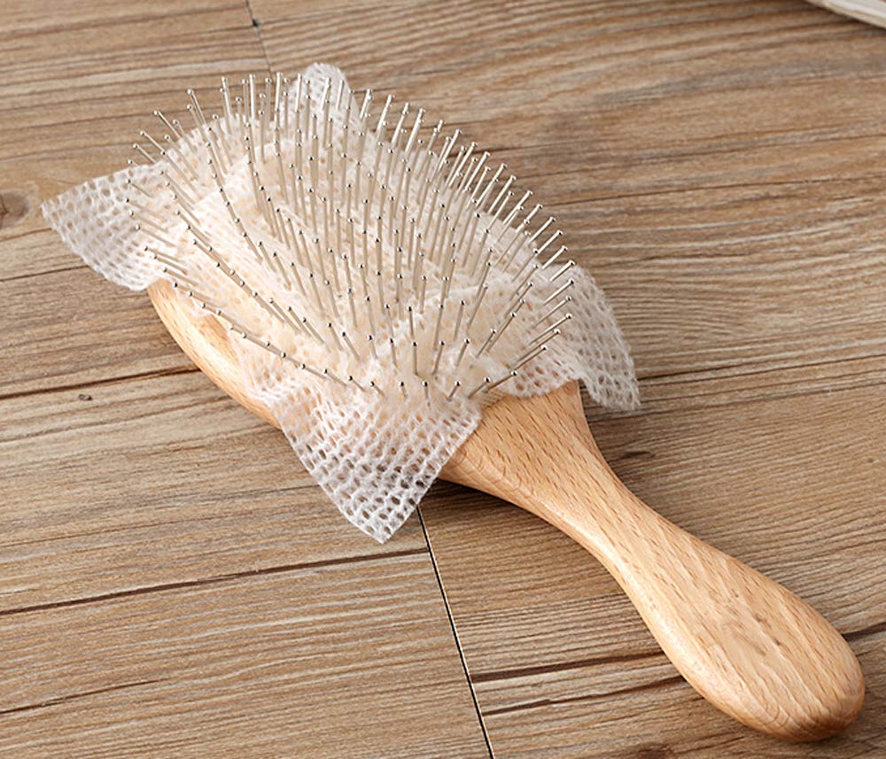 مناديل لإزالة الشعر المتساقط من الفرشة