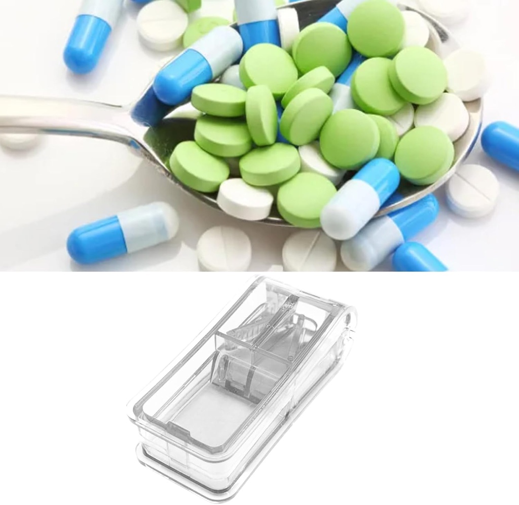 منظم للأدوية والفيتامينات بغطاء محكم الغلق