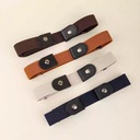 حزام مطاطي مرن بدون مشبك غير مرئي للبناطيل الجينز