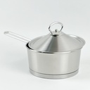 كسرولة استانلس استيل مع غطاء ويد للحمل - مقاس 16 سم - 1.25 لتر