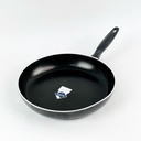 طاسة تيفلون بغطاء زجاجي بمقبض لسهولة الحمل - مقاس 30 سم