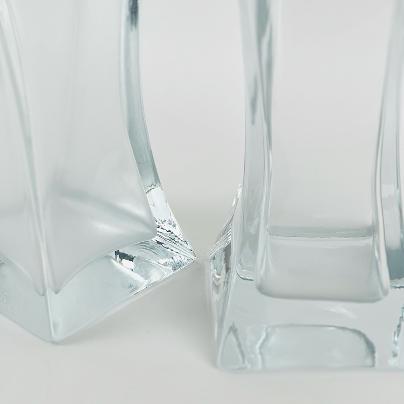 فازة زجاج شفاف مقاس 25 * 12 سم لترتيب الزهور وتغير الديكور