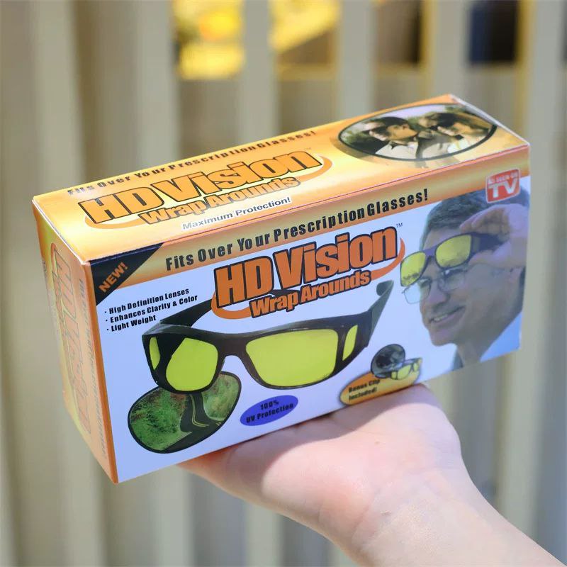 نظارات للسواقة عالية الدقة للرؤية الليلية والنهارية قطعتين