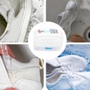 فرشة لتنظيف الأحذية البيضاء الجلد والقماش - 100 مل