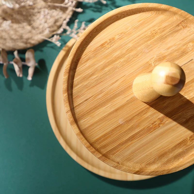 شيالة كحك لتقديم الكحك والبيتيفور طبقتين من الخشب