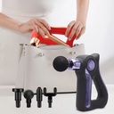 مسدس مساج للجسم ب 4 رؤوس مختلفة و 6 مستويات