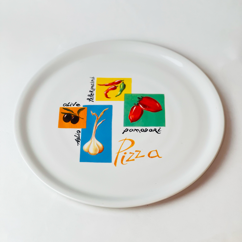 طبق بورسلين لتقديم البيتزا  32 سم