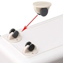 طقم 4 عجلات لاصقة لتحريك أي قطعة