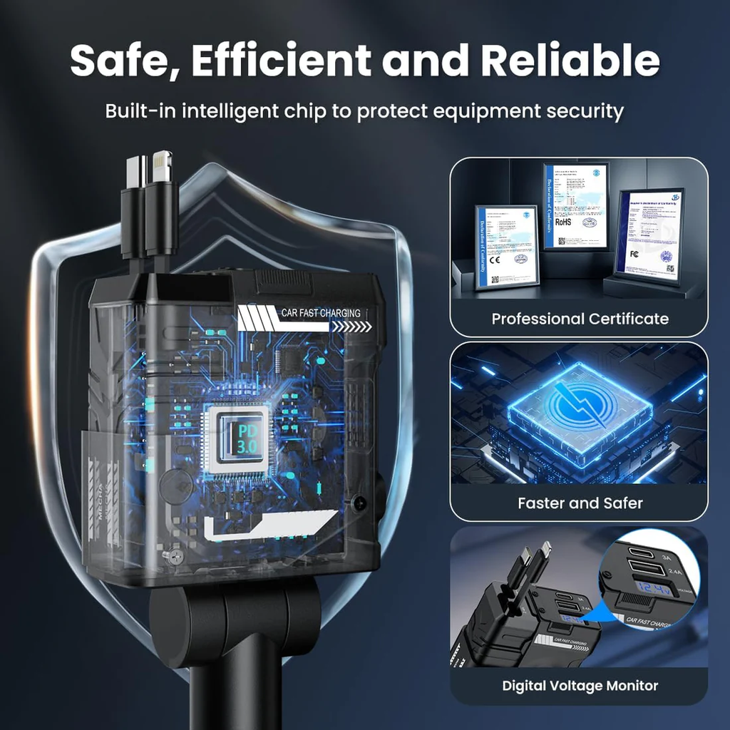 شاحن سيارة 4*1