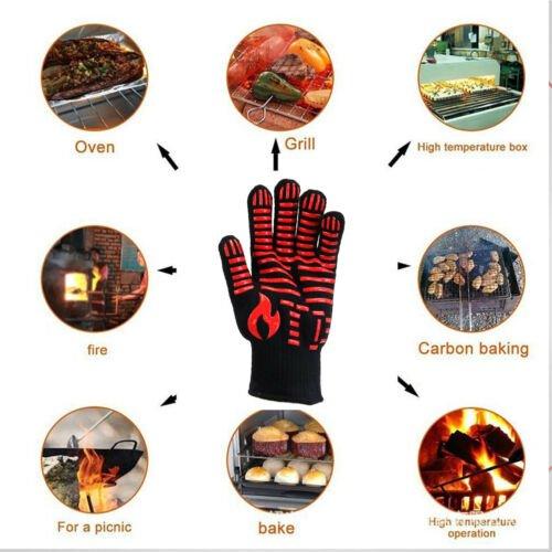 يد جوانتي عازل للحرارة للفرن والطبخ والشوي