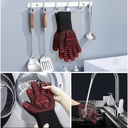 يد جوانتي عازل للحرارة للفرن والطبخ والشوي