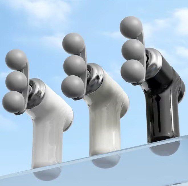 مسدس مساج وتدليك الجسم ب 9 رؤوس مختلفة و 6 مستويات