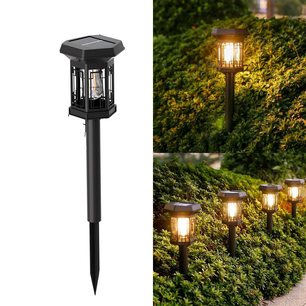 كشاف أرضي للحدائق والفيلا يعمل بالطاقة الشمسية - 2 قطعة