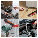 طقم مفاتيح ربط مع سقاطة ب 10 رؤوس قابلة للتبديل