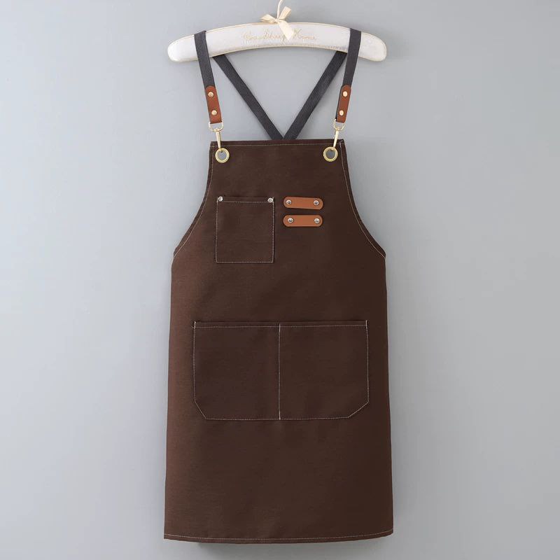 مريلة مطبخ وتربروف لحماية الملابس من المياه والزيوت بجيب للموبيل