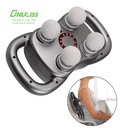 جهاز مساج ديجيتال يدوي للتدليك العميق للعضلات ب 4 رؤوس بالآشعة تحت الحمراء