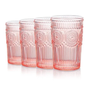 طقم كوبايات زجاج مزخرف 6 قطع بسعة 385 ملي