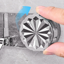 شماعة حوائط أكريليك شفاف ب 5 هوك لتعليق الملابس والحقائب