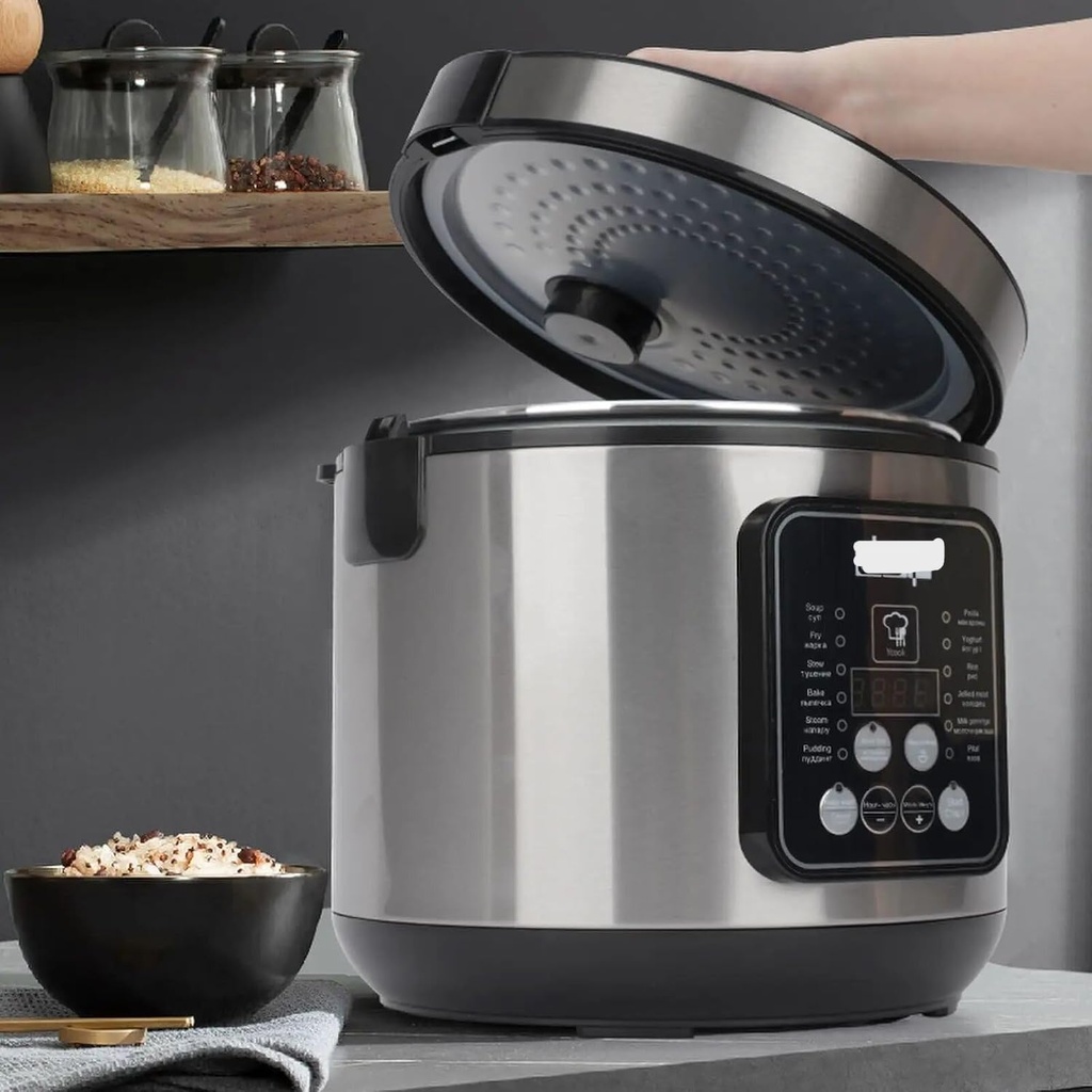 حلة ديجيتال لطبخ الأرز ب 12 برنامج للطهي بسعة 5 لتر وقوة 700 واط