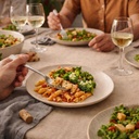 طقم شوك استانليس ستيل للعشاء 12 قطعة باللون الفضي