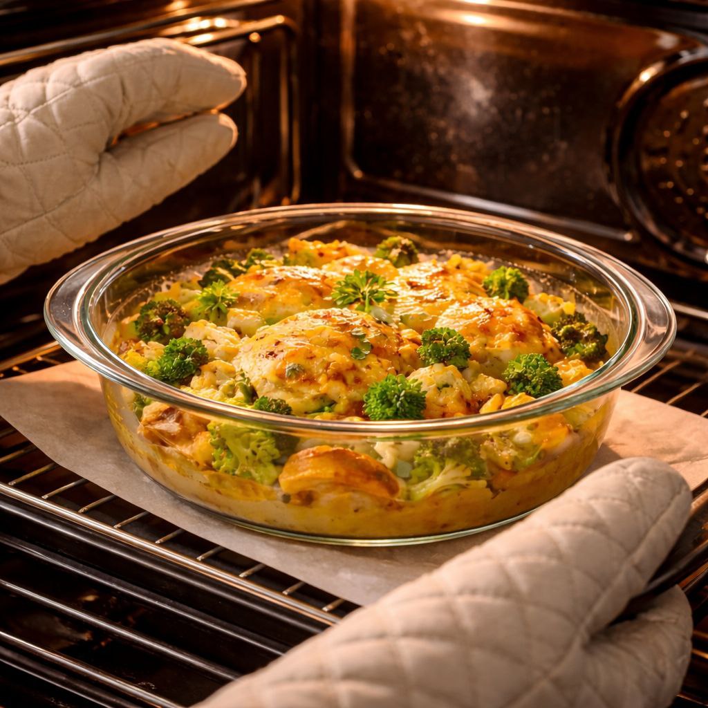 حلة بايركس بغطاء مقاس 2.0 لتر بتصميم دائري الشكل