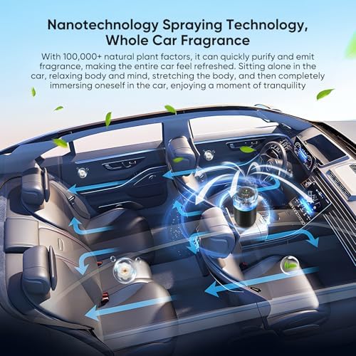 فواحة سيارة تاتش بالوان مختلفة مع يو اس بي للشحن