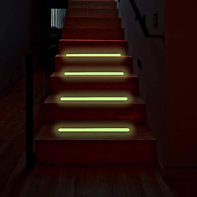 شرائط مضادة للأنزلاق ذاتيه اللصق تتوهج في الظلام لأحواض الأستخدام والسلالم والأرضيات