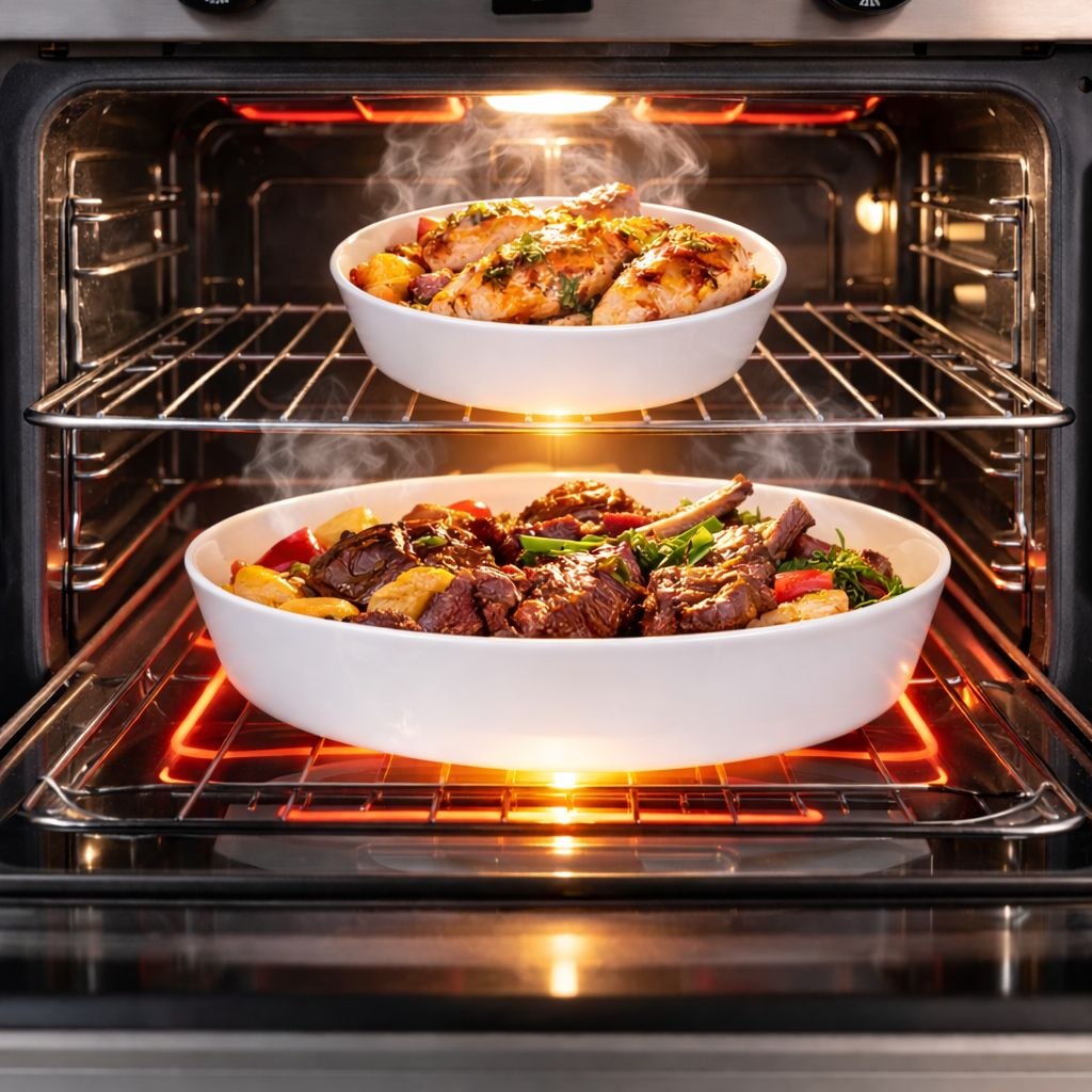 طقم طواجن فرن بورسلين 3 قطع بمقاسات مختلفة