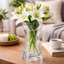 فازة ورد شيك طويلة بتصميم مختلف لتجديد ديكور البيت