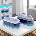 شاحن لاسلكي 6 * 1 مع سبيكر بلوتوث وساعة ومنبه وراديو بقوة بإضاءة ليد