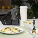 قطاعة ومبشرة لاسلكية للخضراوات والفواكه ب 3 شفرات