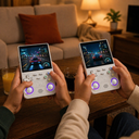 R36 Ultra جهاز ألعاب محمول يدعم الواي فاي شاشة اتش دي أكثر من 20000 لعبة ذاكرة 128 جيجا