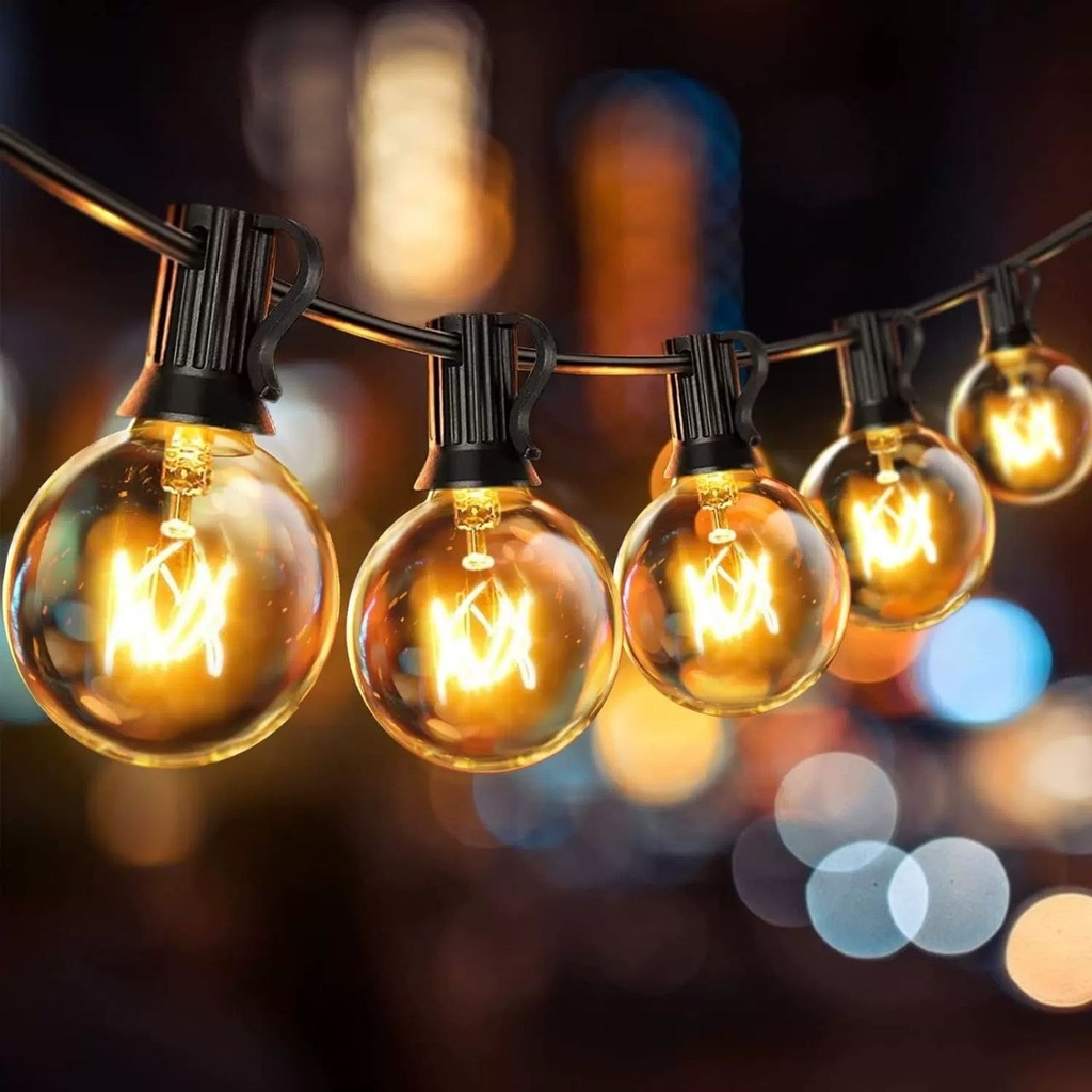 فرع نور 25 لمبة بطول 7 متر ونصف لتجديد ديكور المنزل والحدائق