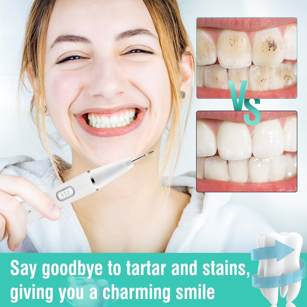 جهاز تنظيف الأسنان بالموجات فوق الصوتية لإزالة الجير والبلاك 31000 ذبذبة 5 أوضاع