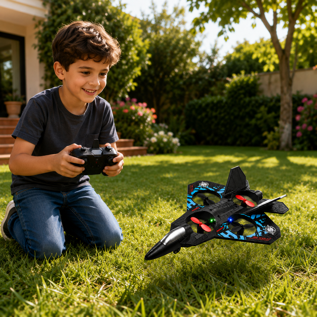 طائرة درون مقاتلة بتحكم عن بُعد سرعة، ثبات، ومتعة طيران